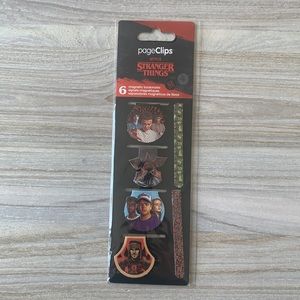 NWT Stranger Thing page clip bookmark